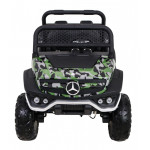 Elektrické autíčko Mercedes Unimog - lakované - moro